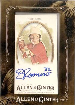 2017 Topps Allen & Ginter - Mini Framed Non-Baseball Autographs #MA-SR Sierra Romero Front