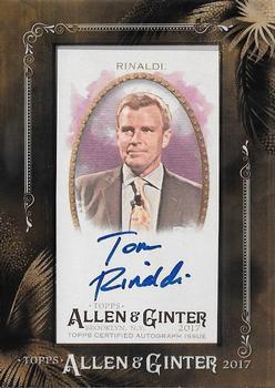2017 Topps Allen & Ginter - Mini Framed Non-Baseball Autographs #MA-TR Tom Rinaldi Front