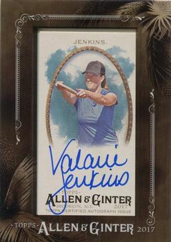 2017 Topps Allen & Ginter - Mini Framed Non-Baseball Autographs #MA-VJ Valarie Jenkins Front