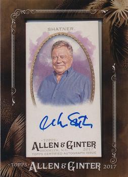 2017 Topps Allen & Ginter - Mini Framed Non-Baseball Autographs #MA-WS William Shatner Front