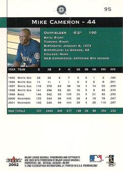 2002 Fleer Premium #95 Mike Cameron Back