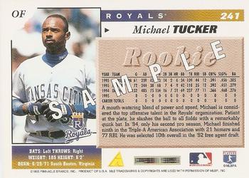 1996 Score - Samples #241 Michael Tucker Back