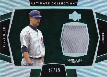 2003 Upper Deck Ultimate Collection - Game Jersey Tier 2 #J-KW2 Kerry Wood Front