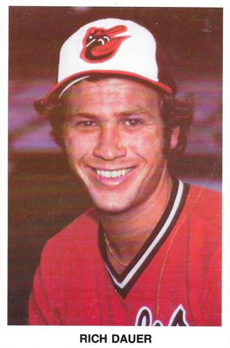 1977 Baltimore Orioles Photocards #NNO Rich Dauer Front