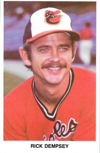 1977 Baltimore Orioles Photocards #NNO Rick Dempsey Front