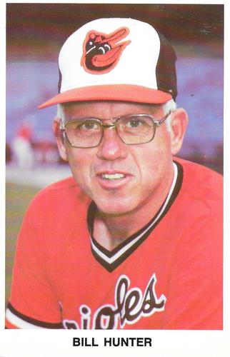 1977 Baltimore Orioles Photocards #NNO Bill Hunter Front