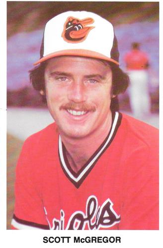 1977 Baltimore Orioles Photocards #NNO Scott McGregor Front
