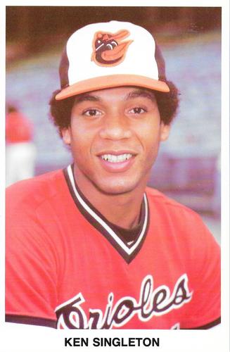 1977 Baltimore Orioles Photocards #NNO Ken Singleton Front