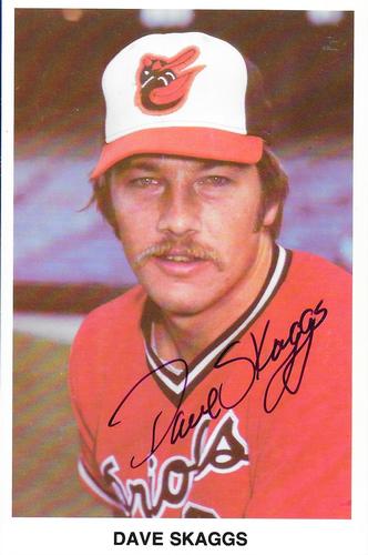 1977 Baltimore Orioles Photocards #NNO Dave Skaggs Front