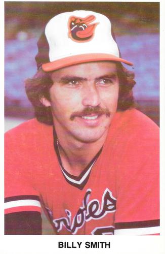 1977 Baltimore Orioles Photocards #NNO Billy Smith Front