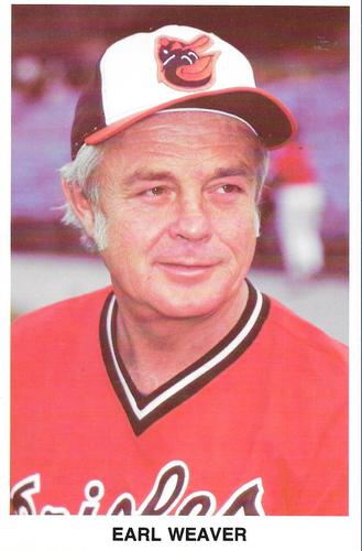 1977 Baltimore Orioles Photocards #NNO Earl Weaver Front