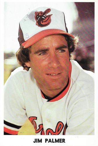 1977 Baltimore Orioles Photocards #NNO Jim Palmer Front