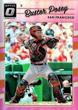 2017 Donruss Optic - Pink #134 Buster Posey Front