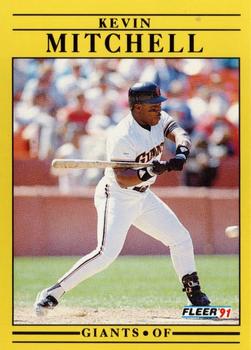 1991 Fleer #267 Kevin Mitchell Front