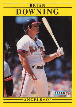1991 Fleer #310 Brian Downing Front