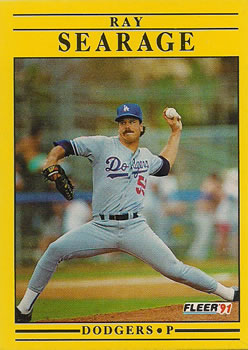 1991 Fleer #220 Ray Searage Front