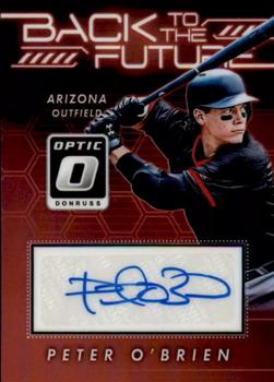 2017 Donruss Optic - Back to the Future Signatures Red #BFS-PB Peter O'Brien Front