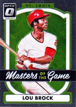 2017 Donruss Optic - Masters of the Game #MG4 Lou Brock Front