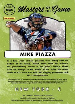 2017 Donruss Optic - Masters of the Game #MG6 Mike Piazza Back