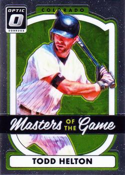 2017 Donruss Optic - Masters of the Game #MG13 Todd Helton Front