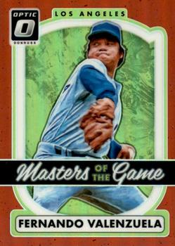2017 Donruss Optic - Masters of the Game Red #MG2 Fernando Valenzuela Front