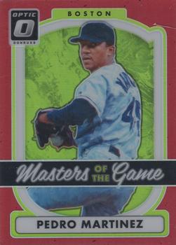 2017 Donruss Optic - Masters of the Game Red #MG8 Pedro Martinez Front
