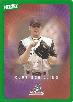 2003 Upper Deck Victory - Tier 1 Green #6 Curt Schilling Front