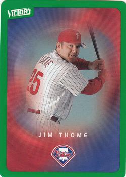 2003 Upper Deck Victory - Tier 1 Green #71 Jim Thome Front