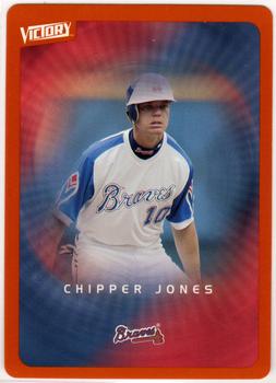 2003 Upper Deck Victory - Tier 2 Orange #11 Chipper Jones Front