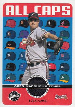 2003 Upper Deck Vintage - All Caps #AC-GM Greg Maddux Front