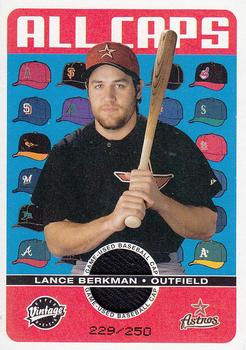2003 Upper Deck Vintage - All Caps #AC-LB Lance Berkman Front