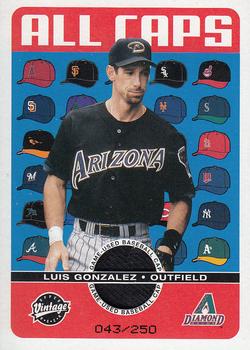 2003 Upper Deck Vintage - All Caps #AC-LG Luis Gonzalez Front