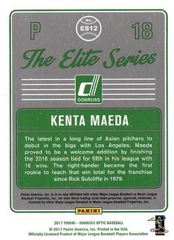 2017 Donruss Optic - The Elite Series #ES12 Kenta Maeda Back