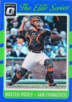 2017 Donruss Optic - The Elite Series Blue #ES13 Buster Posey Front