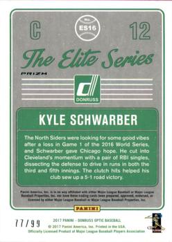 2017 Donruss Optic - The Elite Series Red #ES16 Kyle Schwarber Back