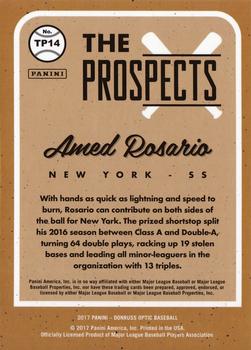 2017 Donruss Optic - The Prospects #TP14 Amed Rosario Back