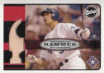 2003 Upper Deck Vintage - Dropping the Hammer #DH-AR Alex Rodriguez Front
