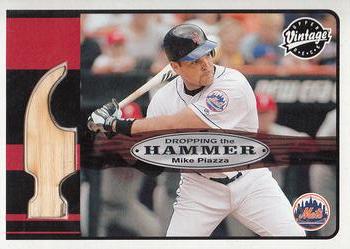 2003 Upper Deck Vintage - Dropping the Hammer #DH-MP Mike Piazza Front