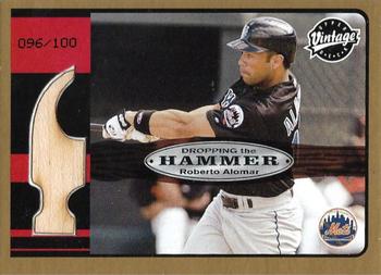 2003 Upper Deck Vintage - Dropping the Hammer Gold #DH-RA Roberto Alomar Front