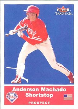 2002 Fleer Tradition Update #U19 Anderson Machado Front