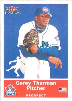 2002 Fleer Tradition Update #U23 Corey Thurman Front