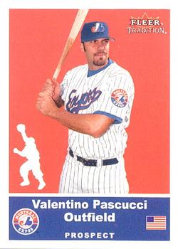 2002 Fleer Tradition Update #U37 Valentino Pascucci Front