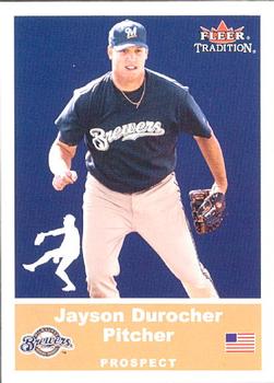 2002 Fleer Tradition Update #U63 Jayson Durocher Front