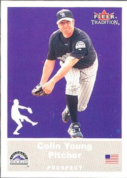 2002 Fleer Tradition Update #U70 Colin Young Front