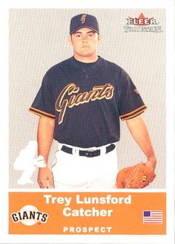 2002 Fleer Tradition Update #U90 Trey Lunsford Front