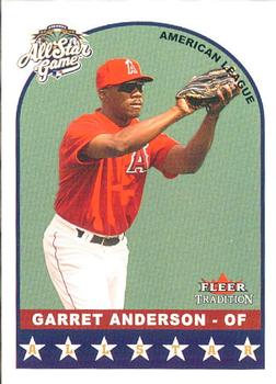 2002 Fleer Tradition Update #U315 Garret Anderson Front