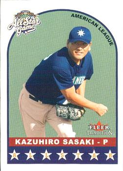 2002 Fleer Tradition Update #U325 Kazuhiro Sasaki Front