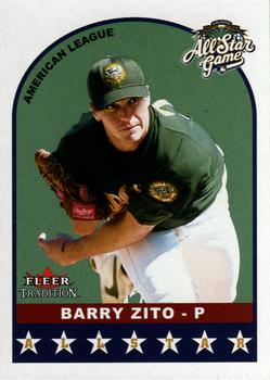 2002 Fleer Tradition Update #U326 Barry Zito Front