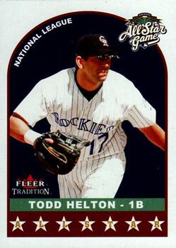 2002 Fleer Tradition Update #U329 Todd Helton Front