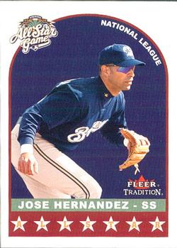 2002 Fleer Tradition Update #U337 Jose Hernandez Front